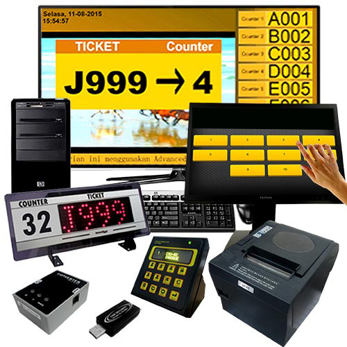 Mesin Antrian AMQS TS V6.2 InterActive