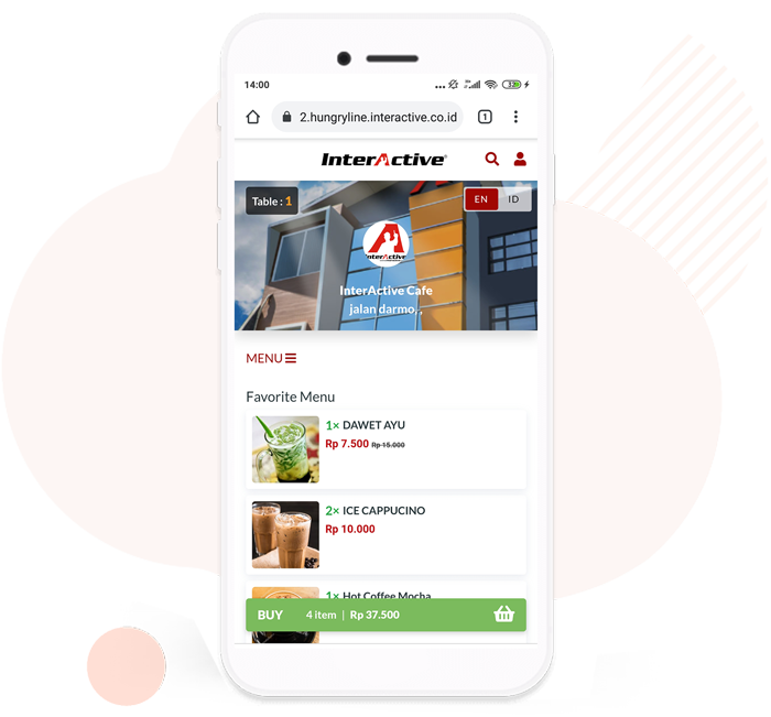 interactive myprofit type pos kasir online order