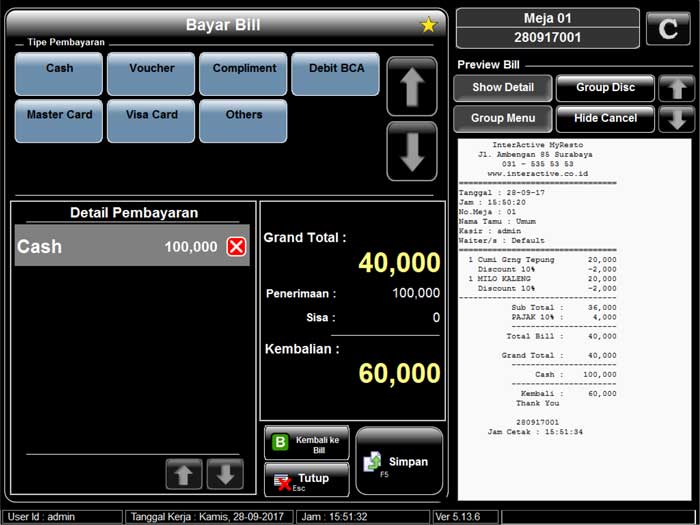 InterActive MyResto, Software Kasir Restoran Fitur Terlengkap