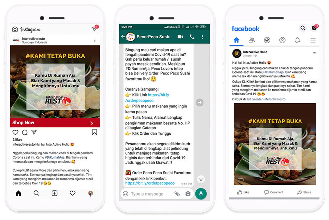 software restoran delivery, InterActive MyOrder Link